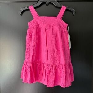 NWT Nanette toddler girls size 3 pink cotton sun dress